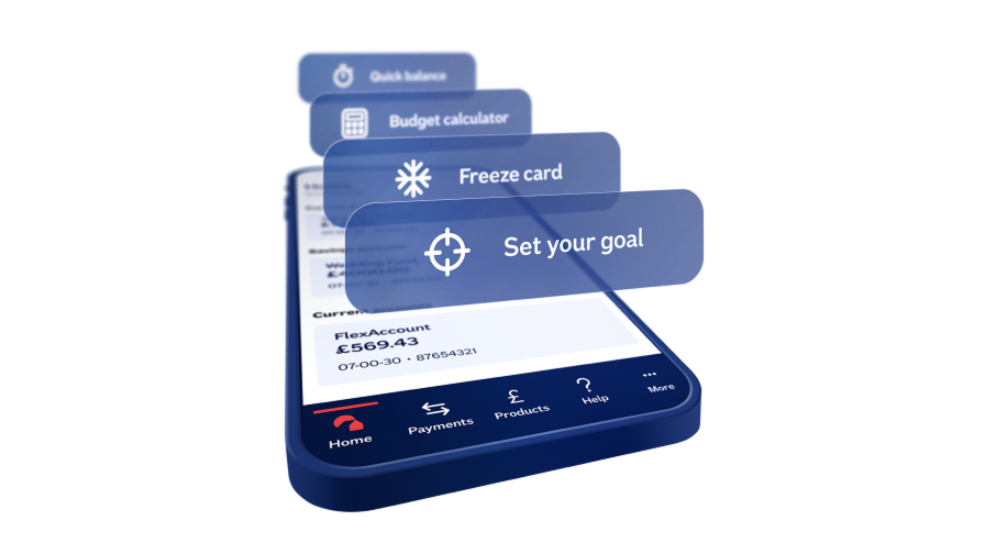 Nationwide banking app image