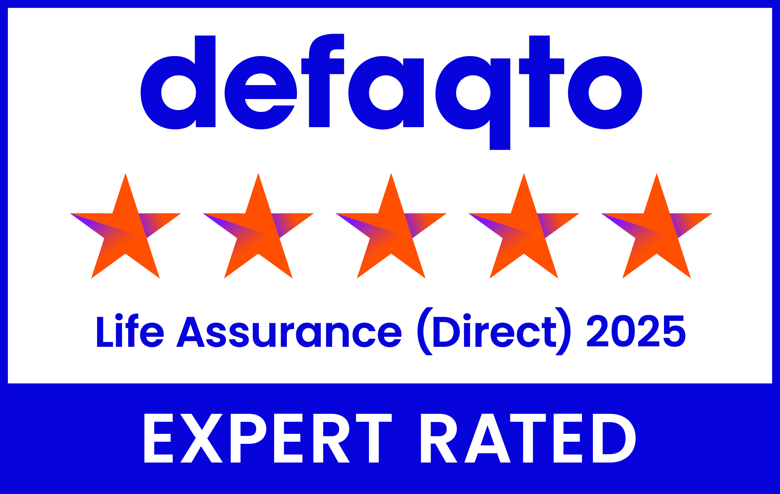 Defaqto 5 Star rated logo