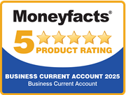Virgin Money's Business Current Account was awarded a 5 Star Product Rating by Moneyfacts in 2025